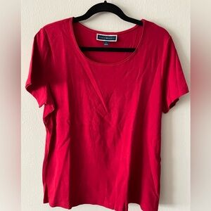 Karen Scott Red T-Shirt Large